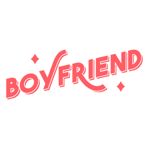 Boyfriend quote cutout sign PNG Design