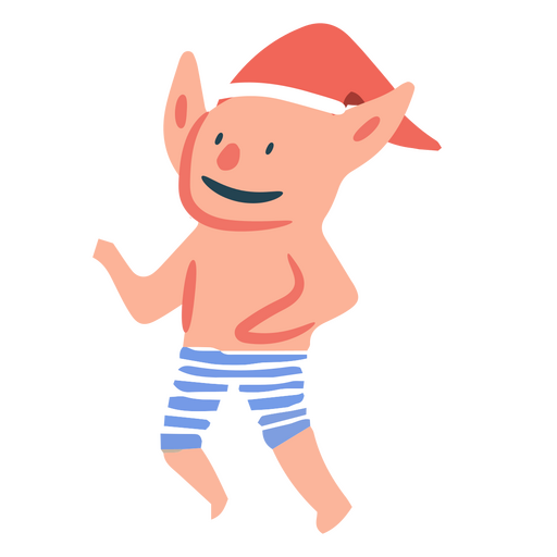 Personagem de Natal de verão elfo Desenho PNG