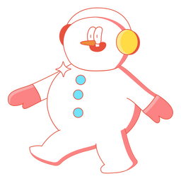 Diseño PNG Y SVG De Muñeco De Nieve De Dibujos Animados De Navidad Para Camisetas Diseño PNG Y SVG De Muñeco De Nieve De Dibujos Animados De Navidad Para Camisetas