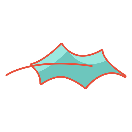 Mistelblatt-Symbol PNG-Design
