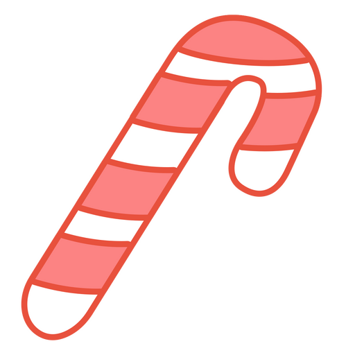 Candy cane christmas icon PNG Design
