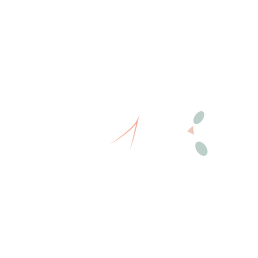 Ícone de gato branco minimalista Desenho PNG