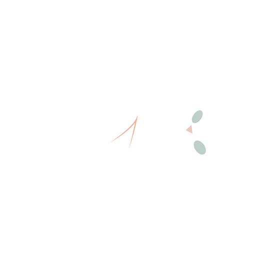 Icono de gato blanco minimalista Diseño PNG
