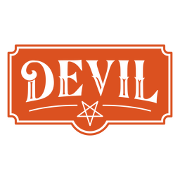 Devil Halloween Simple Quote Badge PNG & SVG Design For T-Shirts