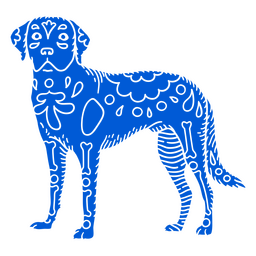 Cão Labrador Otomi Detalhado Desenho PNG