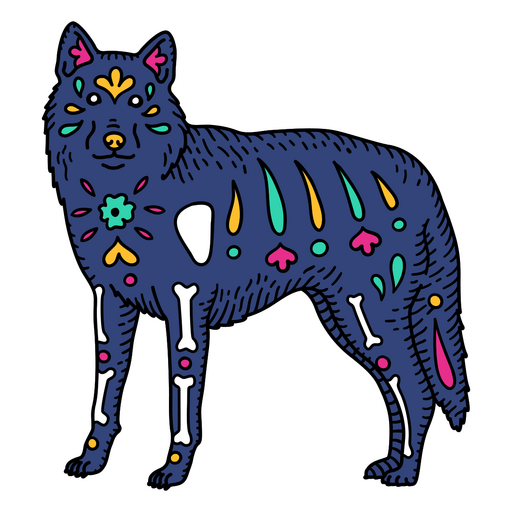 Mexican Otomi Mexican Wolf Dog PNG Design