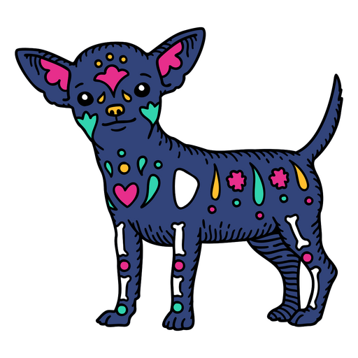 Perro chihuahua otomí mexicano Diseño PNG