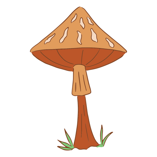 Natureza do cogumelo Cottagecore Desenho PNG