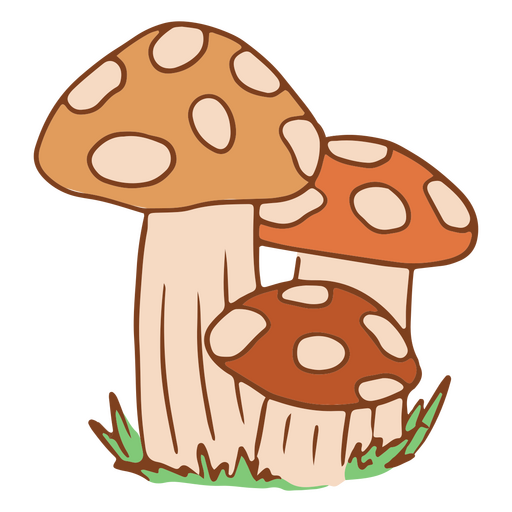 Mushroom PNG Designs for T Shirt & Merch