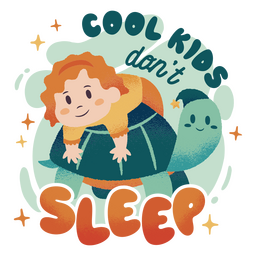 Cool kids quote  PNG Design
