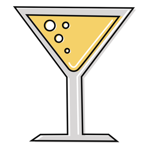 Alkoholisches Cocktailgetränk PNG-Design