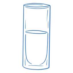 Alcohol glass drink PNG Design