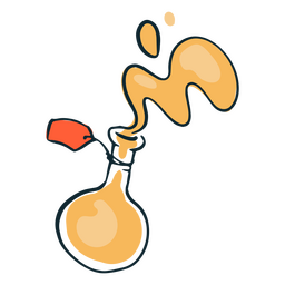 Trankflasche für Rollenspiele PNG-Design