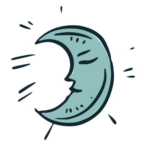 Role play moon icon PNG Design