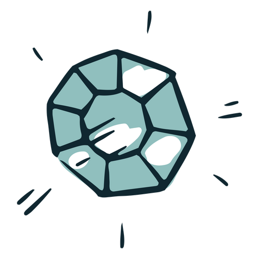 Icono de juego de rol de diamante Diseño PNG