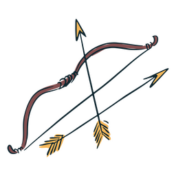Rollenspiele Pfeil und Bogen PNG-Design