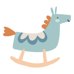 Cavalo de balanço apartamento de natal Desenho PNG