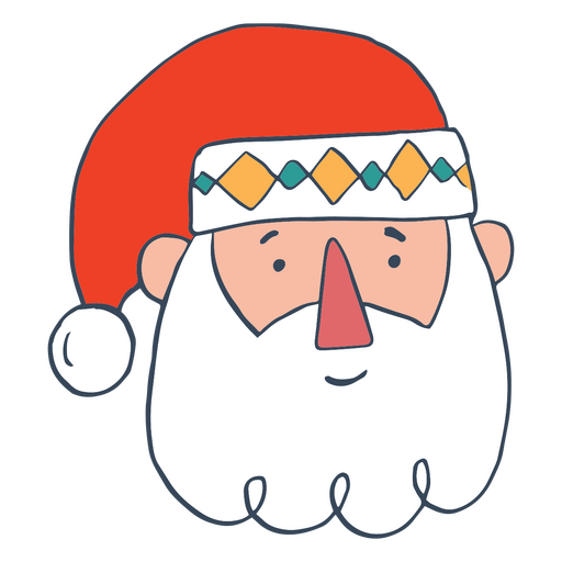 Personaje navideño de Papá Noel de vacaciones Diseño PNG