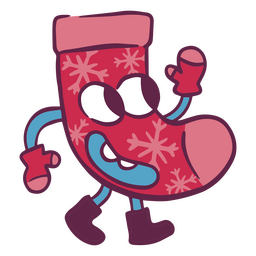personagem de meia de natal Desenho PNG