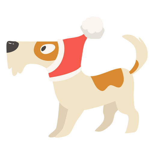 personagem de cachorro de estimação de natal Desenho PNG