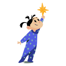estrella de navidad decoracion niño Diseño PNG