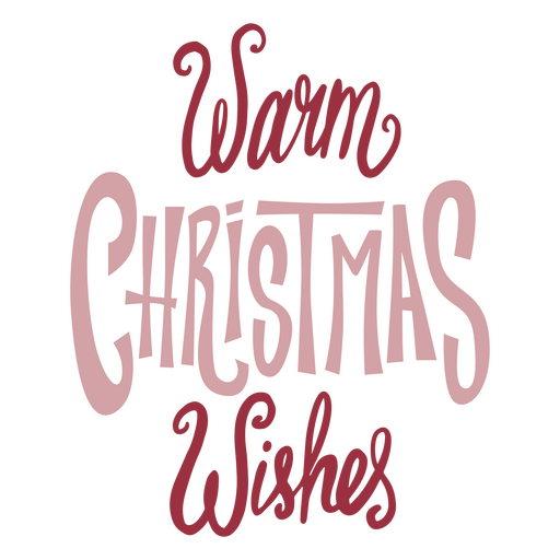 Letras de cotización de cálidos deseos de Navidad