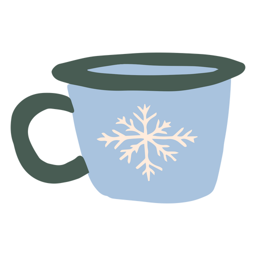 Icono de taza de invierno Diseño PNG