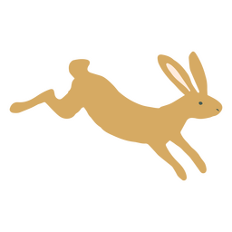 Icono de conejo minimalista Diseño PNG