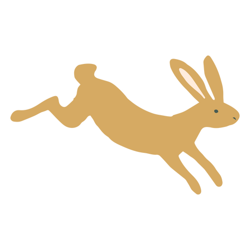 Minimalist rabbit icon PNG Design