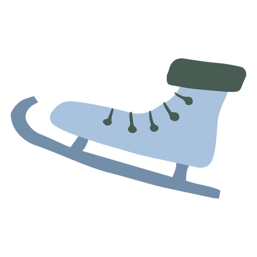 Icono minimalista de patines de hielo Diseño PNG