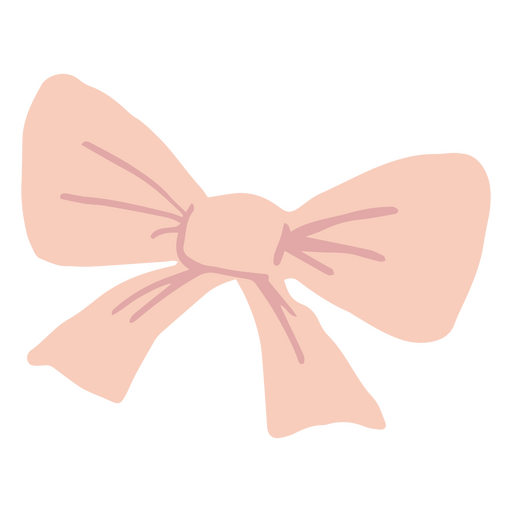 Cute pink ribbon icon PNG Design