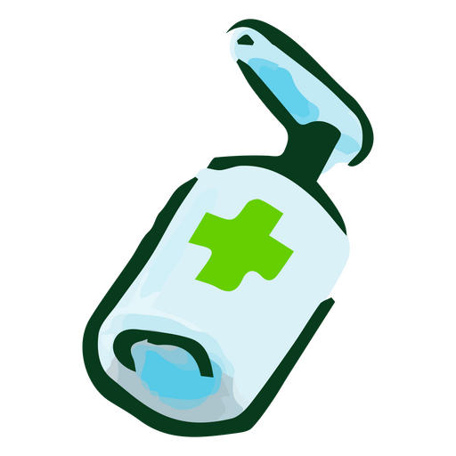 Hand sanitizer icon PNG Design