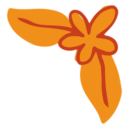 Minimalist plant icon PNG Design