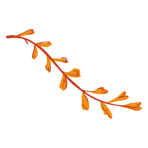 Minimalist branch icon PNG Design