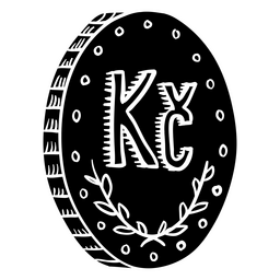 Moeda antiga de coroa checa Desenho PNG