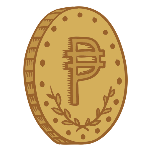 Peso moneda negocio dinero icono Diseño PNG