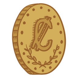 Doppelpunkt-Münzen-Geschäftsgeld-Symbol PNG-Design Transparent PNG