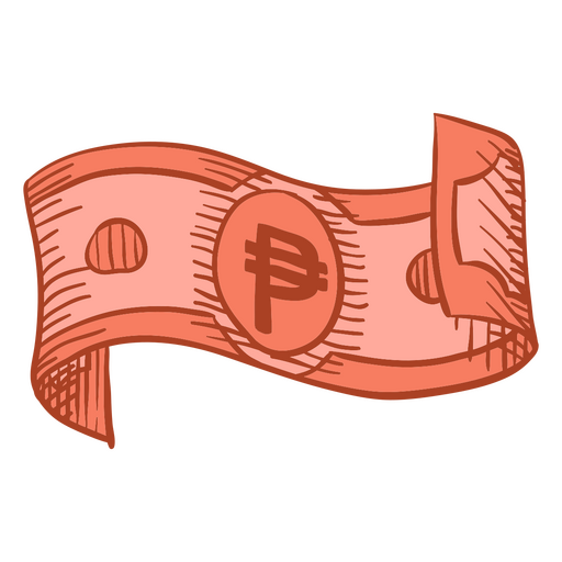 Symbol für Geschäftsgeld in Peso-Rechnung PNG-Design