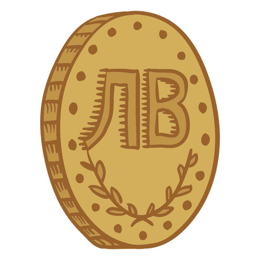 Icono de dinero de negocio de moneda de lev Diseño PNG
