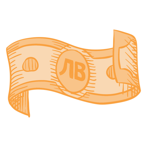 Icono de dinero de negocios de factura de lev Diseño PNG