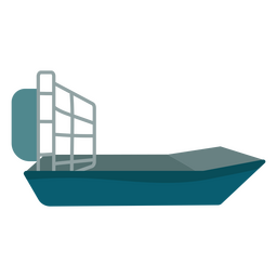 Transporte en bote de agua lateral de lanzamiento Diseño PNG