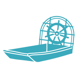 Simple launch water activity boat transport PNG Design Transparent PNG