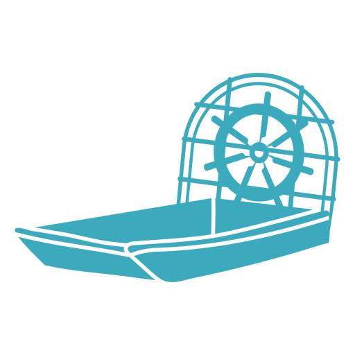 Simple launch water activity boat transport PNG Design