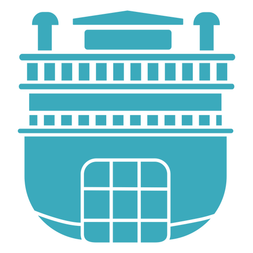 Transporte de água de barco a vapor de remo simples Desenho PNG