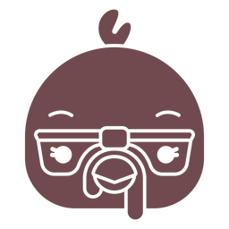 Personagem de curso de feriado de óculos de peru de ação de Graças Desenho PNG