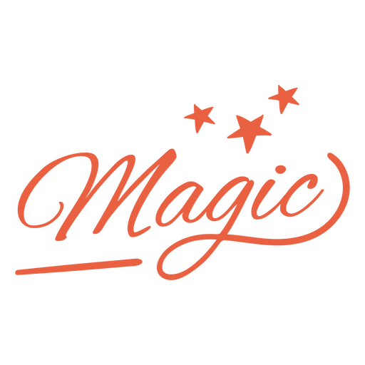 Magic quote with stars PNG Design