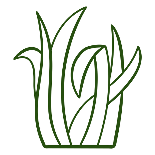 Blätter streichen botanisch PNG-Design