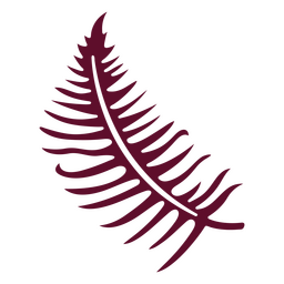 Cortar hojas bipinnadas botánico Diseño PNG