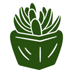Saftiger ausgeschnittener botanischer PNG-Design