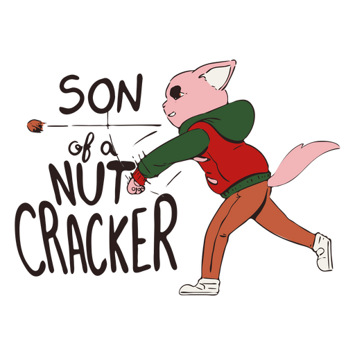 Crach? de cita??o de Natal de biscoito de nozes Desenho PNG